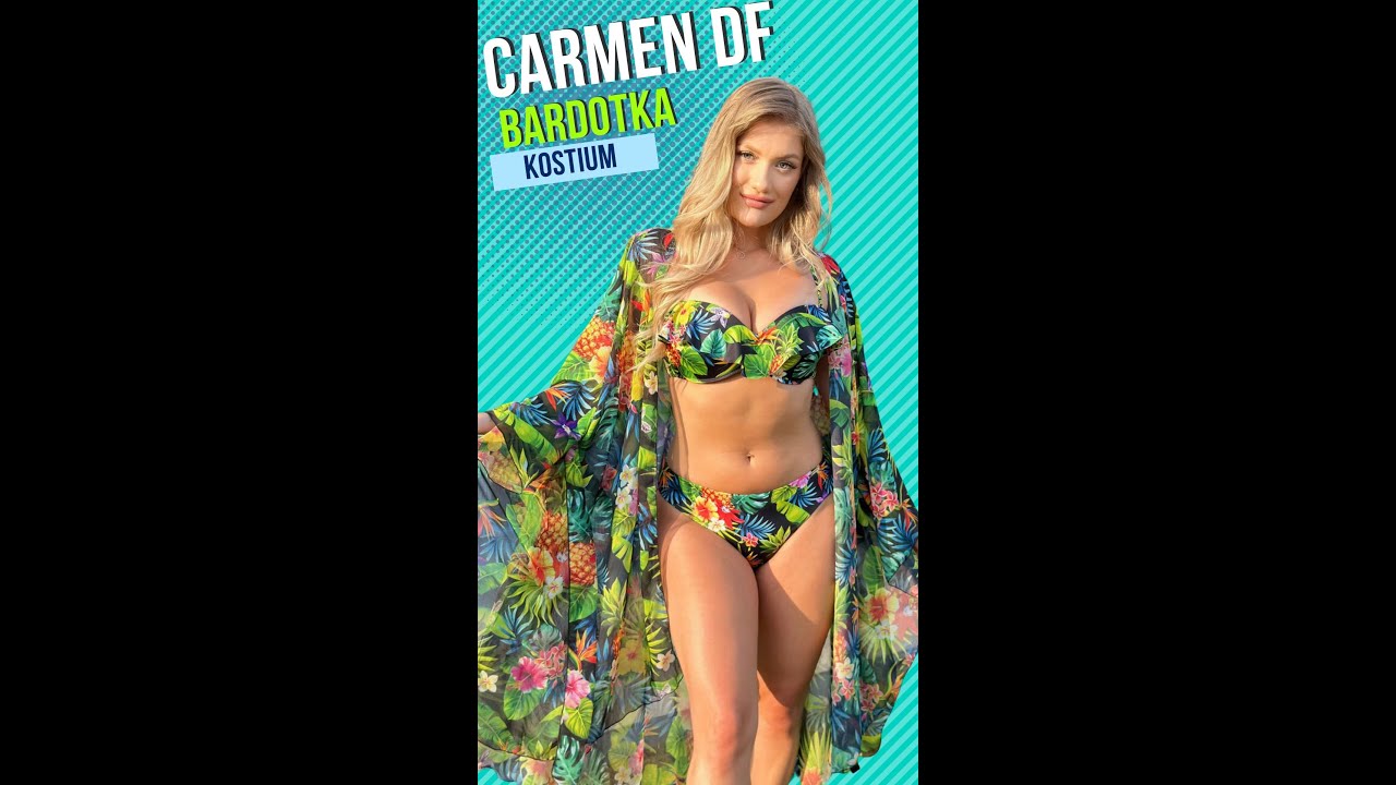 GABBIANO CARMEN DF 85 A KOSTIUM KĄPIELOWY DWUCZĘŚCIOWY KOLOROWY + GABBIANO KIMONO D 85 A KOLOR