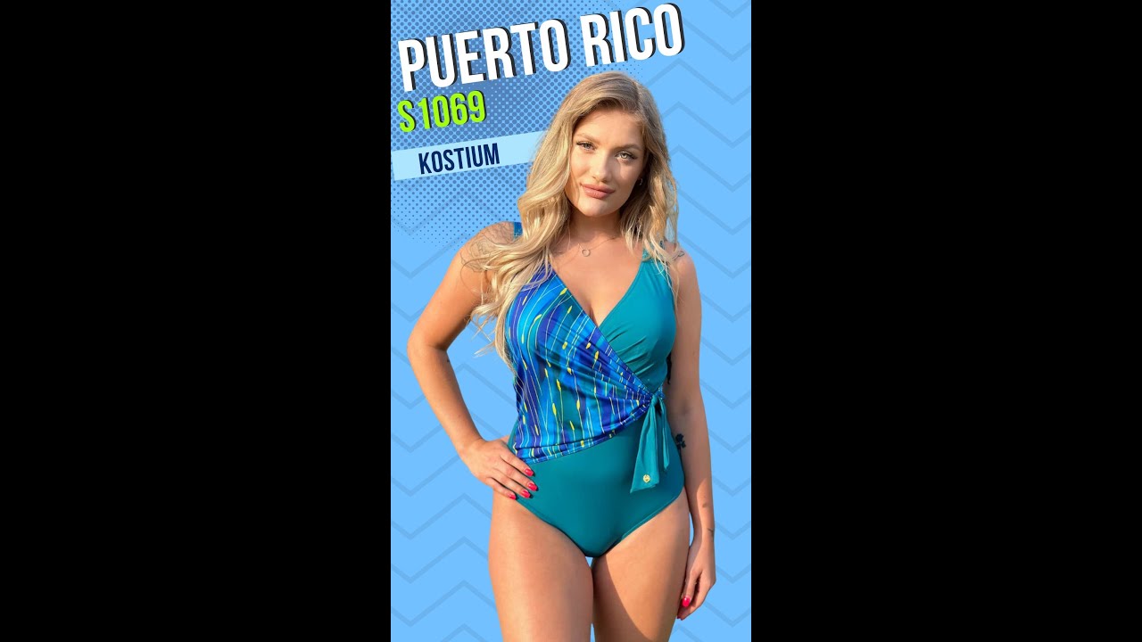 SELF S1069 PUERTO RICO 3 KOSTIUM KĄPIELOWY JEDNOCZĘŚCIOWY KOLOROWY