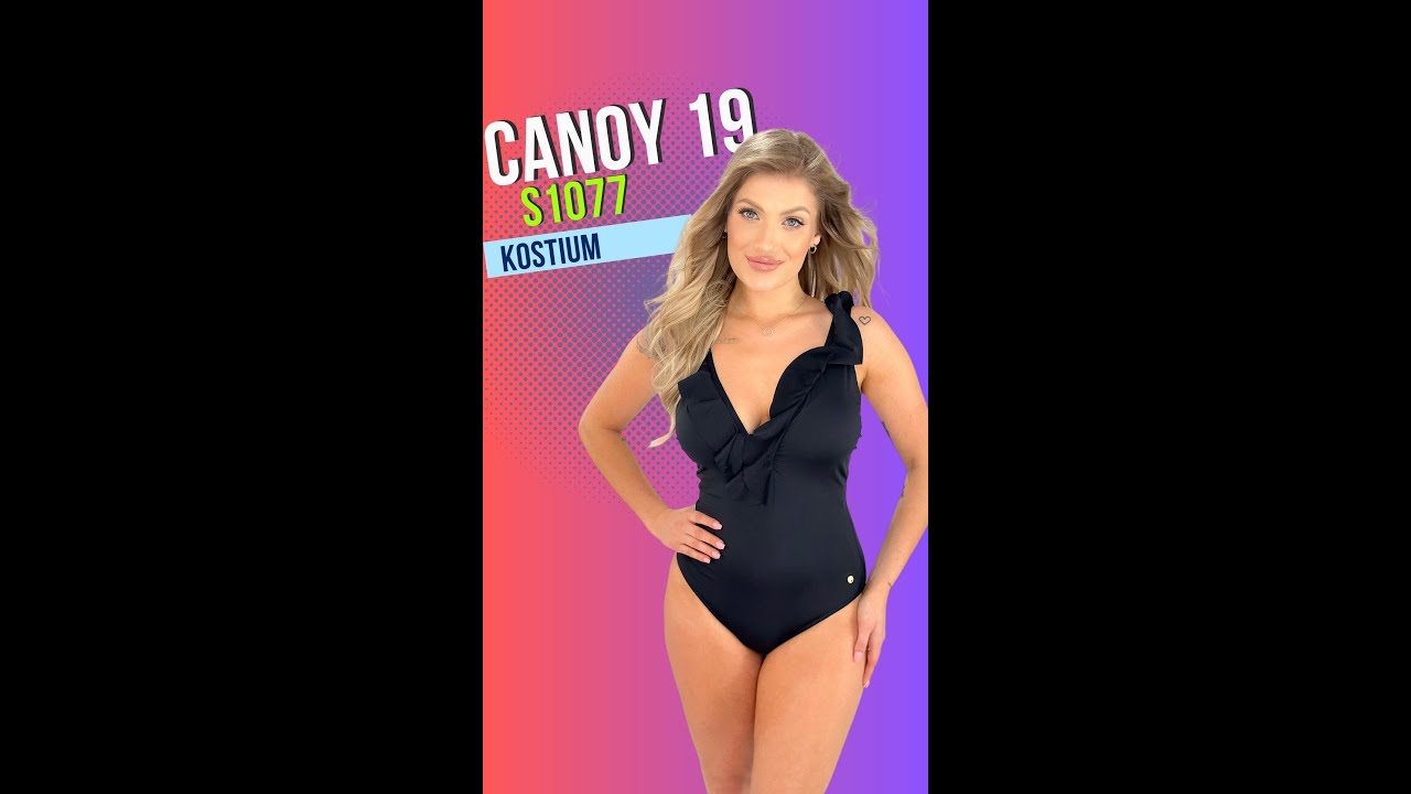 SELF S1077 CANOY 19 KOSTIUM KĄPIELOWY JEDNOCZĘŚCIOWY CZARNY models