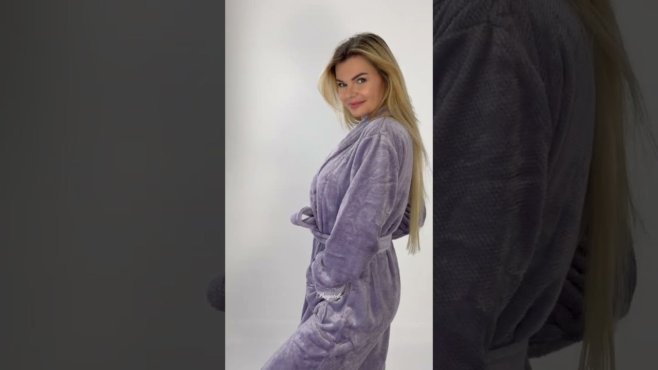 ARUELLE ADALYN szlafrok fioletowy