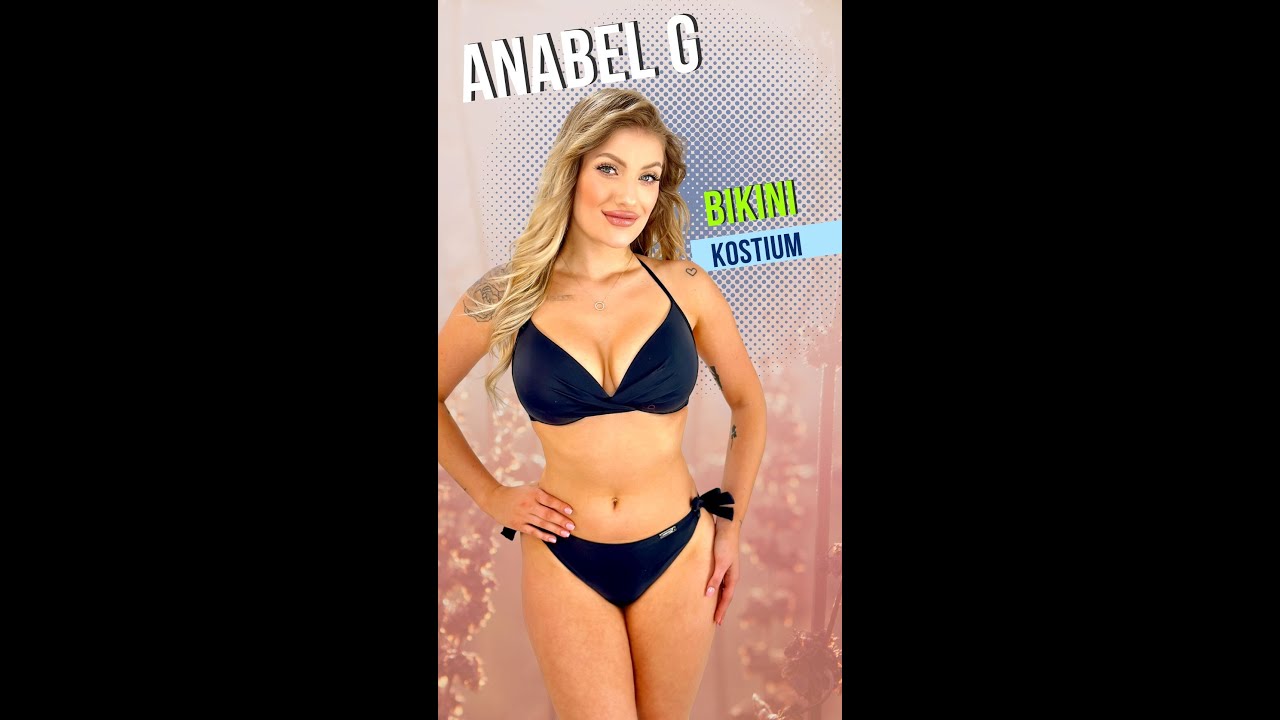 GABBIANO ANABEL G 01 C KOSTIUM KĄPIELOWY DWUCZĘŚCIOWY CZARNY FASHION