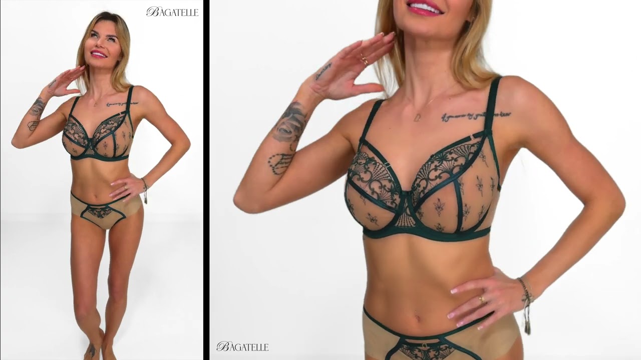 BIUSTONOSZ AVRIL zieleń soft, BRAZYLIANY AVRIL zieleń