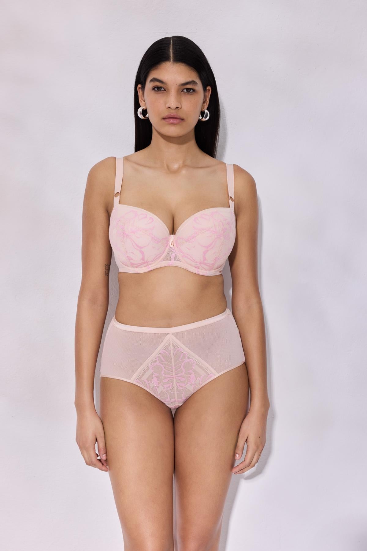 Lesklá vyztužená podprsenka Alles Iris