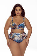 Gabbiano Elena-D 01 027 Kostium Kąpielowy Dwuczęściowy w kolorowym wzorze