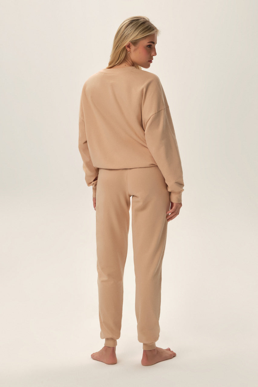 Dlouhá tepláková souprava Henderson 41899 Fawn