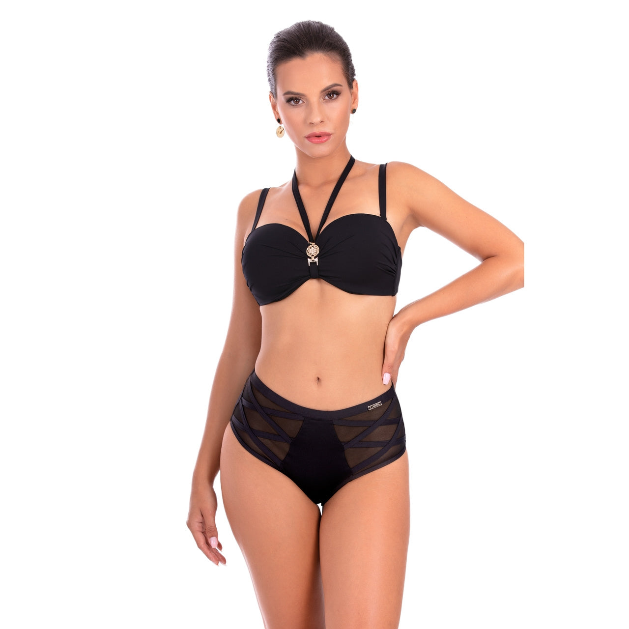 Dvoudílné plavky Lavel Brigitt O VF Negro