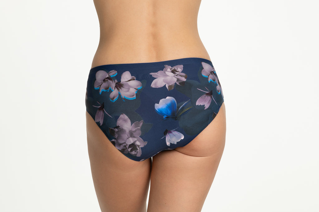 Paloma Pink Magnolia majtki damskie z kwiatowym wzorem