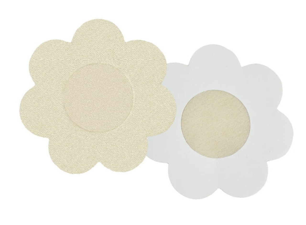 Saténové návleky na bradavky PS 07 Květiny